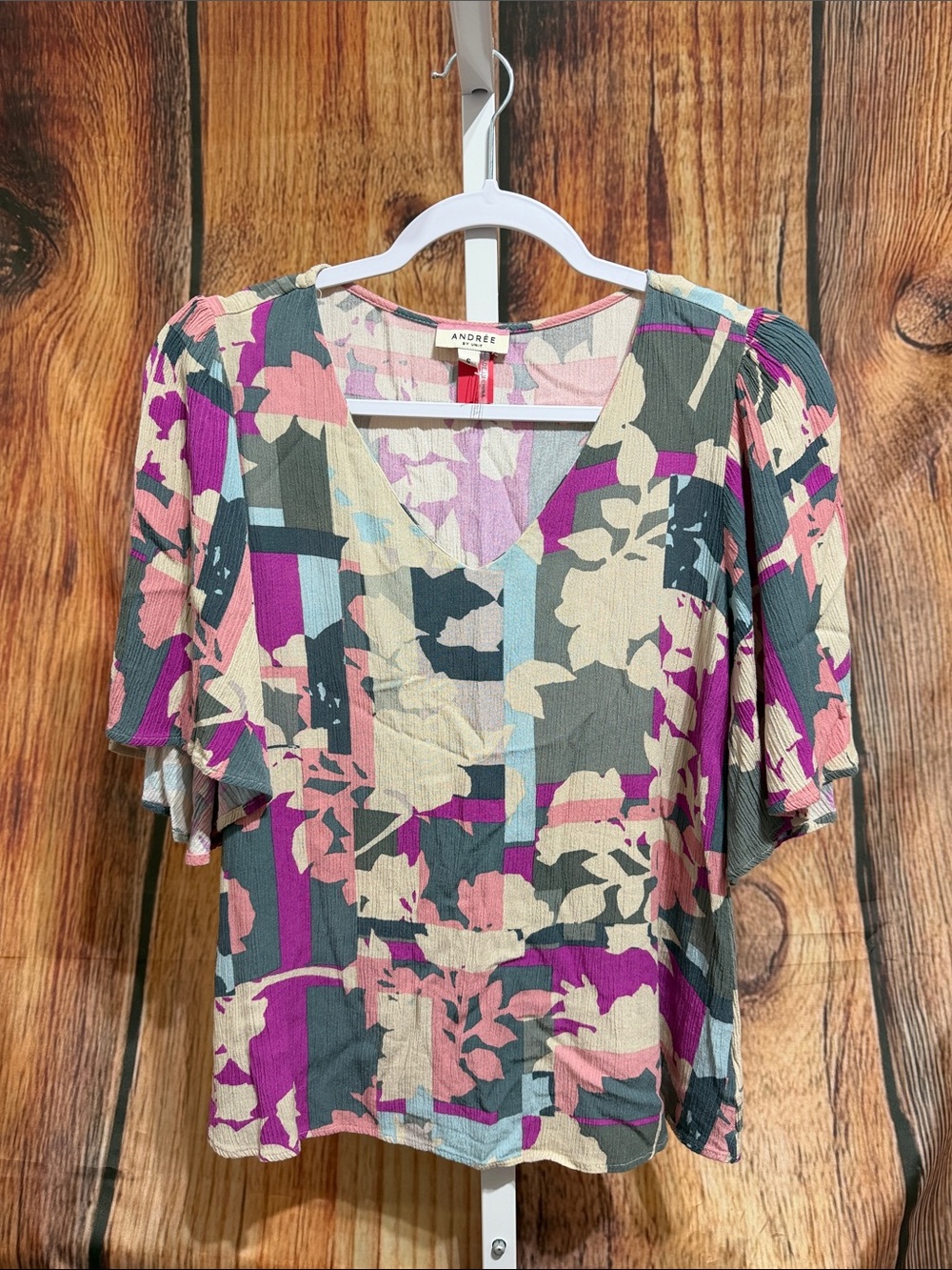🚨(4/$10) Andree by Unit Wide Sleeve Blouse Size S